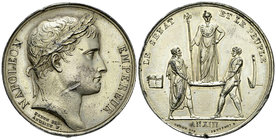 France, Médaille en étain an XIII (1804)