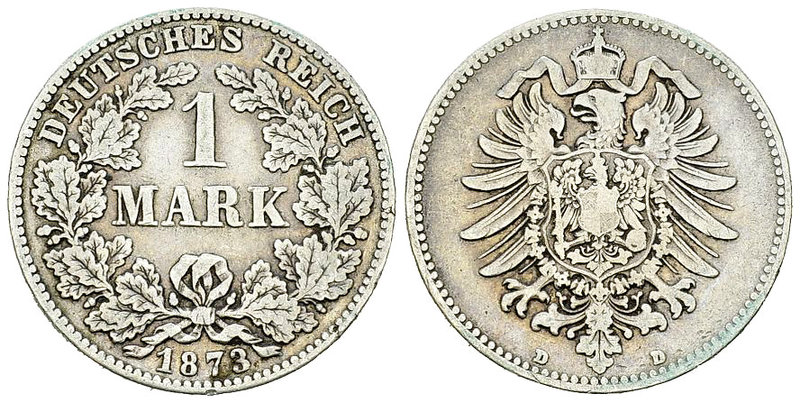 Deutschland, AR 1 Mark 1873 D 

Deutschland, Deutsches Reich. AR 1 Mark 1873 D...