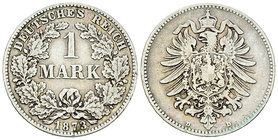 Deutschland, AR 1 Mark 1873 D