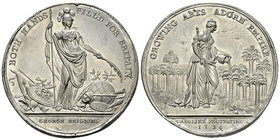 Great Britain, Tin medal 1736