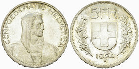 Schweiz, AR 5 Franken 1924 B