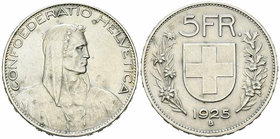 Schweiz, AR 5 Franken 1925 B
