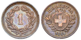 Schweiz, AE 1 Rappen 1889 B
