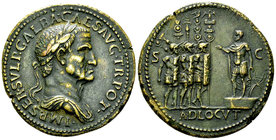 Galba AE Sestertius, after Giovanni Cavino