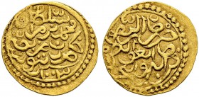 OTTOMAN TUNIS 
 Muhammed III (1003-1012ah / 1595-1603ce) 
 sultani 1003ah (1595ce) AU 3.52g NP 330 R vf+ Ex Album 19:521