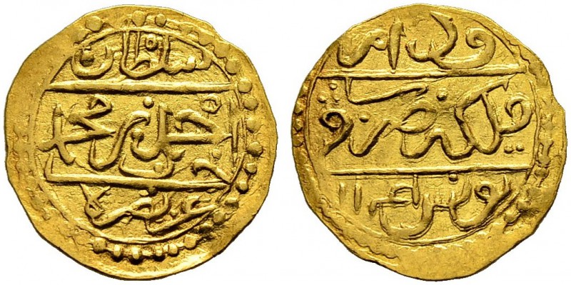 OTTOMAN TUNIS 
 Ahmed III (1115-1143ah / 1703-1730ce) 
 ½ sultani 1141ah (1728...