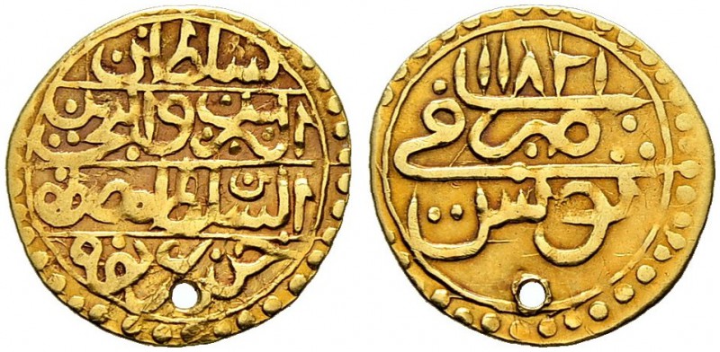 OTTOMAN TUNIS 
 Mustafa III (1171-1187ah / 1757-1774ce) 
 ½ sultani 1182ah (17...