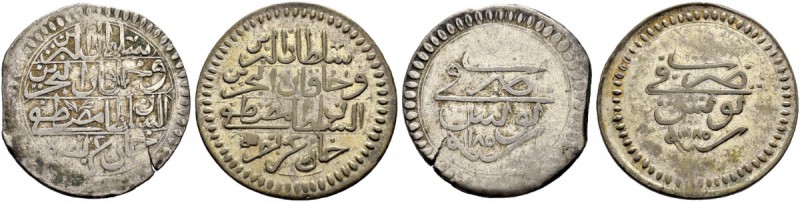 OTTOMAN TUNIS 
 Mustafa III (1171-1187ah / 1757-1774ce) 
 Lot of 2 coins, both...