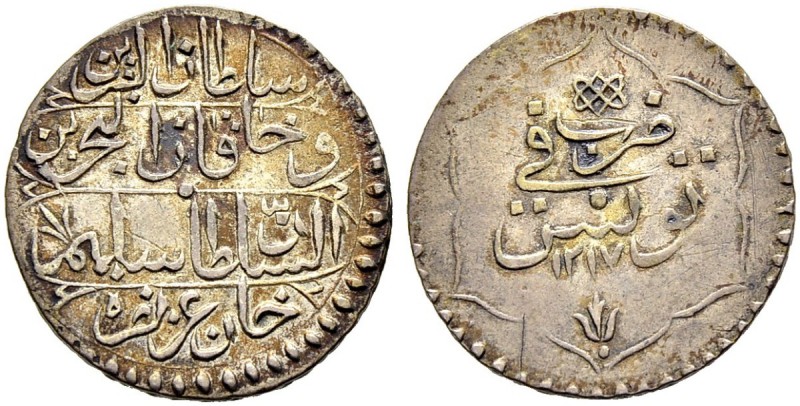 OTTOMAN TUNIS 
 Selim III (1203-1222ah / 1789-1807ce) 
 4 kharub 1217ah (1802c...