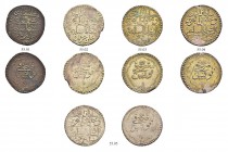 OTTOMAN TUNIS 
 Selim III (1203-1222ah / 1789-1807ce) 
 Lot of 5 coins: riyal, different dates Bi KM 72.2 all vf-xf a. 1218ah 
 b. 1219ah
 c. 1220...