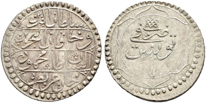 OTTOMAN TUNIS 
 Mahmud II (1223-1255ah / 1808-1839ce) 
 8 kharub 1228ah (1813c...