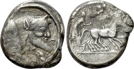 SICILY. Gela. Tetradrachm (Circa 480-470 BC).