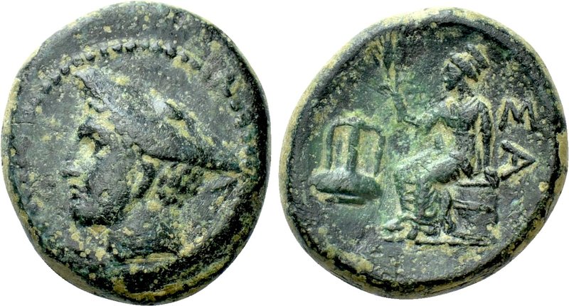 THRACE. Sestos. Ae (Circa 300 BC). 

Obv: Head of Hermes left, wearing petasos...