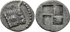 MACEDON. Akanthos. Obol (Circa 430-390 BC).