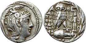 ATTICA. Athens. Tetradrachm (148/7 BC). New Style Coinage. Sokrates, Dionisodo and Apolofa, magistrates.