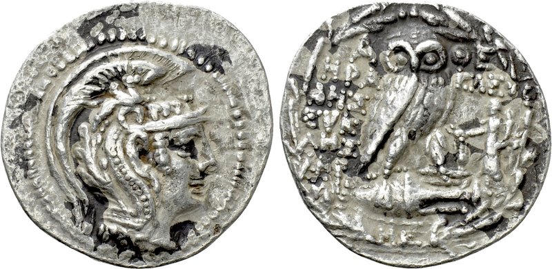 ATTICA. Athens. Tetradrachm (139/8 BC). New Style Coinage. Herakleides, Eikles a...