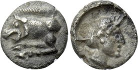 ASIA MINOR. Uncertain. Tetartemorion (Mid-late 5th century BC).