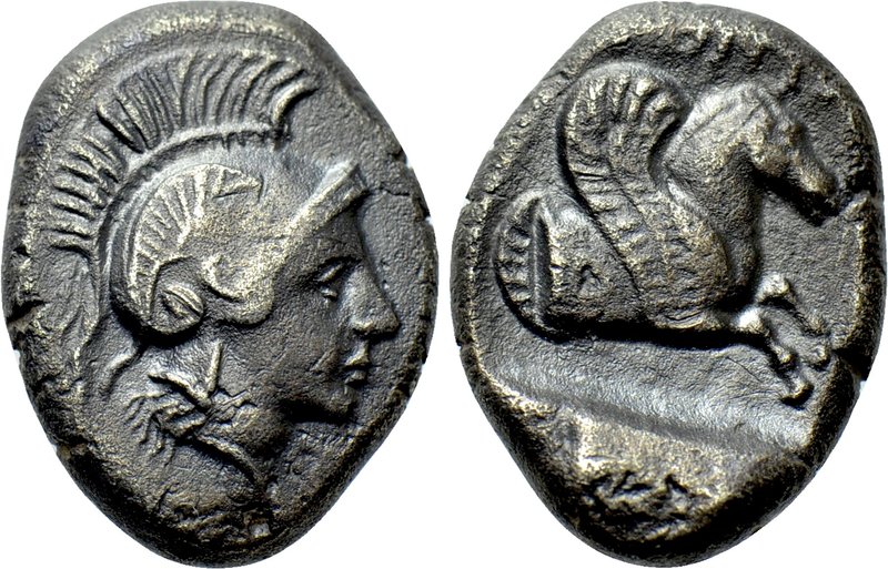 MYSIA. Adramytion. Orontes (Satrap of Mysia, circa 357-352 BC). Tetrobol or Pers...