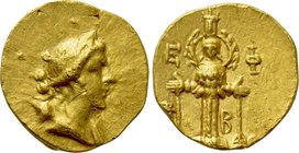 IONIA. Ephesos. GOLD Stater (Circa 155-140 BC). Dated year 2.