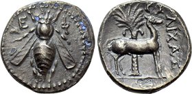 IONIA. Ephesos. Drachm (Circa 202-133 BC). Lihas, magistrate.