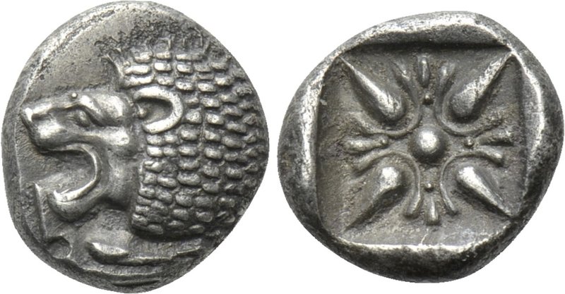 IONIA. Miletos. Obol or Hemihekte (Late 6th-early 5th centuries BC). 

Obv: Fo...