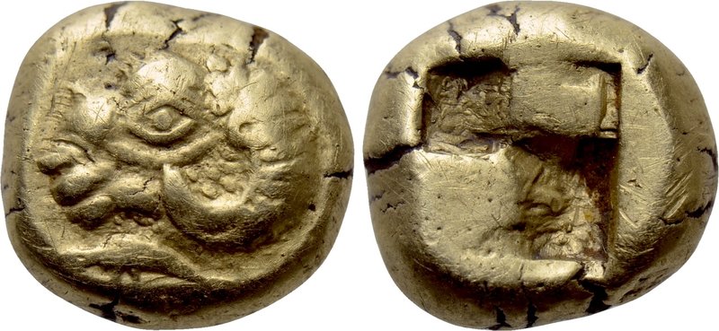 IONIA. Phokaia. Fourrée Hekte (Circa 521-478 BC). 

Obv: Head of ram left; bel...