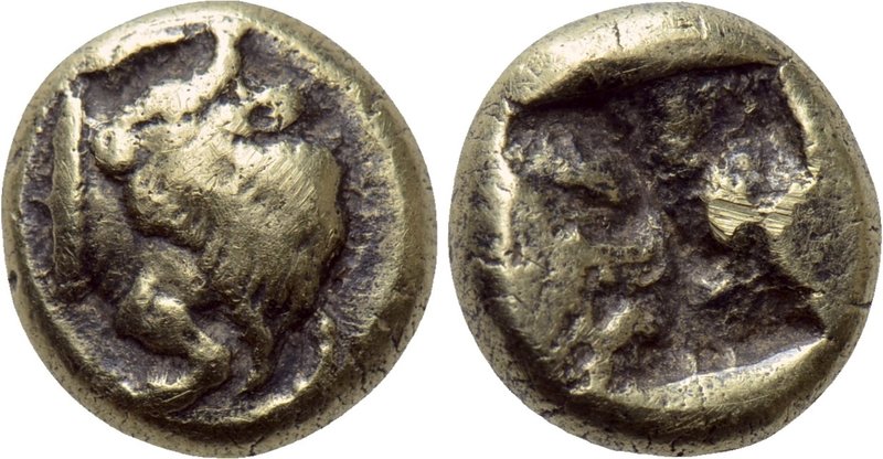 IONIA. Phokaia. Fourrée Hekte (Circa 625/0-522 BC). 

Obv: Forepart of bull ri...