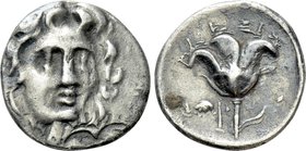 CARIA. Rhodes. Hemidrachm (Circa 305-275 BC).