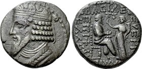 KINGS OF PARTHIA. Gotarzes II (40-51 or 44-51). BI Tetradrachm. Seleukeia on the Tigris mint. Dated SE 360 (48-49).