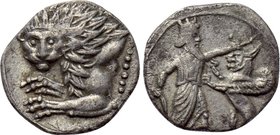 ACHAEMENID EMPIRE. Time of Artaxerxes III (Circa 340 BC). Obol. Uncertain mint in Cilicia.