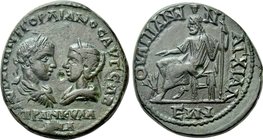 THRACE. Anchialos. Gordian III, with Tranquillina (238-244). Ae.