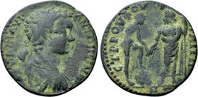 MYSIA. Attaea. Caracalla (198-217). Ae. Rouphos, strategos.