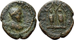 PAMPHYLIA. Aspendus. Macrinus (217-218). Ae.