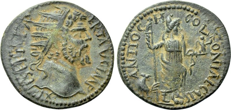 PISIDIA. Antioch. Septimius Severus (193-211). Ae. 

Obv: IMP XI L SEΡT SEV PE...