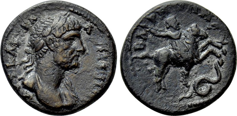 PISIDIA. Baris. Hadrian (117-138). Ae. 

Obv: AYT KAI TPA AΔPIANOC. 
Laureate...