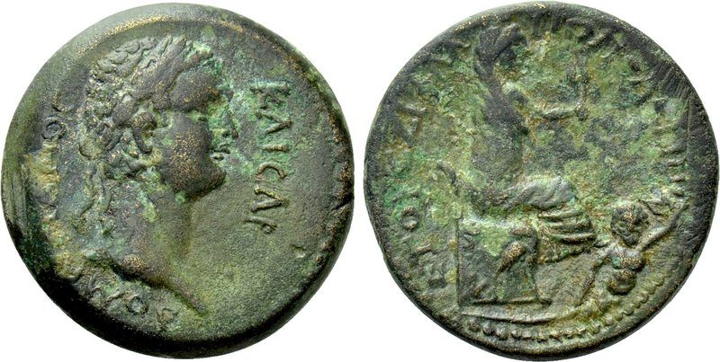 CILICIA. Flaviopolis. Domitian (81-96). Ae Assarion. Dated CY 17 (89/90). 

Ob...