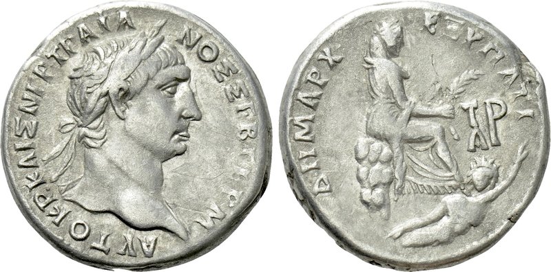 CILICIA. Tarsus. Trajan (98-117). Tetradrachm. (Dated CY 100). 

Obv: ΑΥΤΟΚΡ Κ...