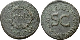 AUGUSTUS (27 BC-14 AD). Sestertius. Rome. C. Cassius Celer, moneyer.