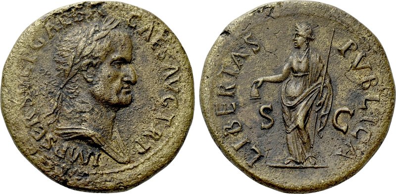 GALBA (68-69). Sestertius. Rome. 

Obv: IMP SER SVLP GALBA CAES AVG T R P. 
L...