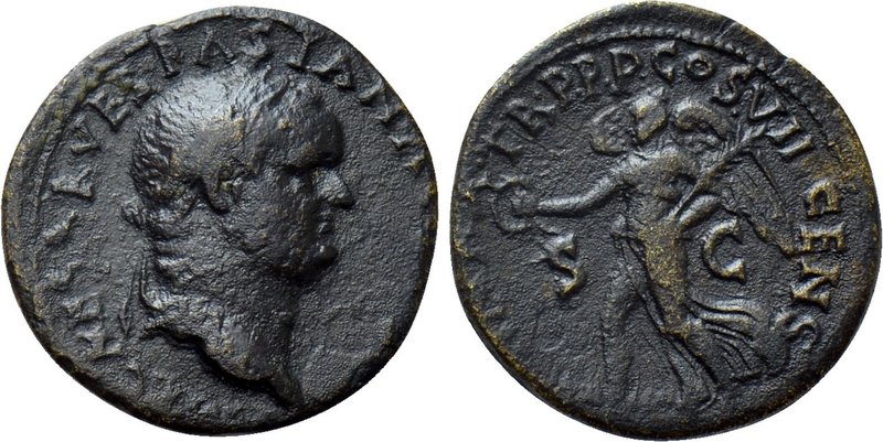 VESPASIAN (69-79). Semis. Uncertain mint in Asia Minor, possibly Ephesus. 

Ob...