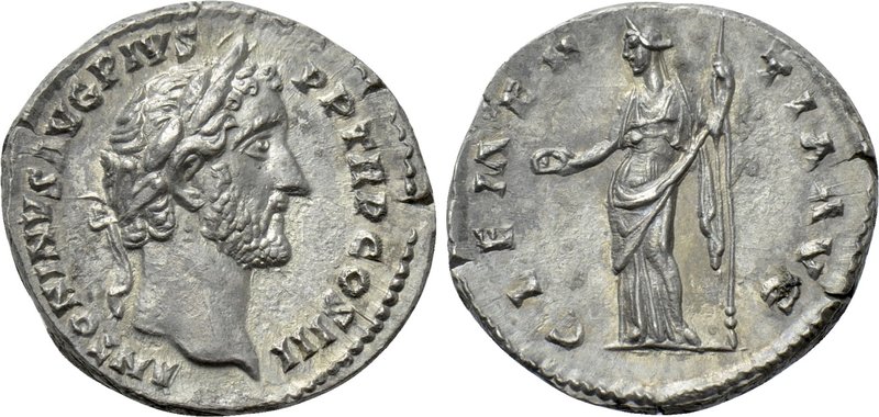 ANTONINUS PIUS (138-161). Denarius. Rome. 

Obv: ANTONINVS AVG PIVS P P TR P C...