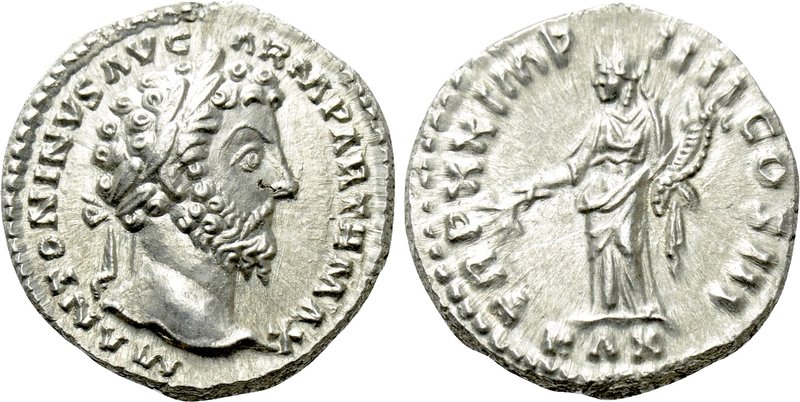 MARCUS AURELIUS (161-180). Denarius. Rome. 

Obv: M ANTONINVS AVG ARM PARTH MA...