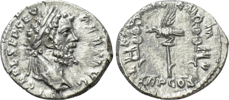SEPTIMIUS SEVERUS (193-211). Denarius. Rome. Legionary issue. 

Obv: IMP CAE L...