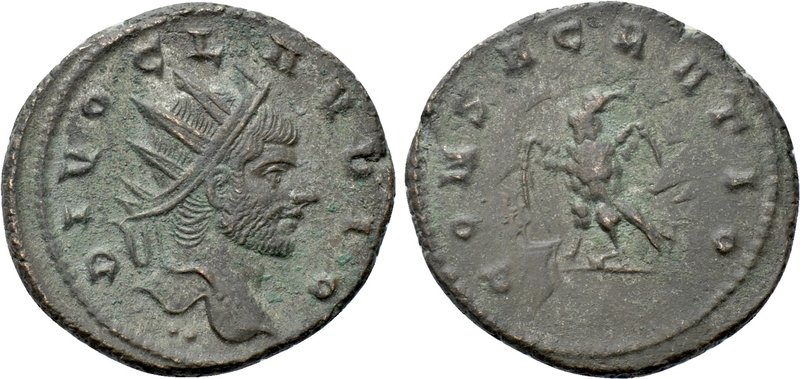CLAUDIUS II GOTHICUS (268-270). Antoninianus. Cyzicus. 

Obv: DIVO CLAVDIO. 
...