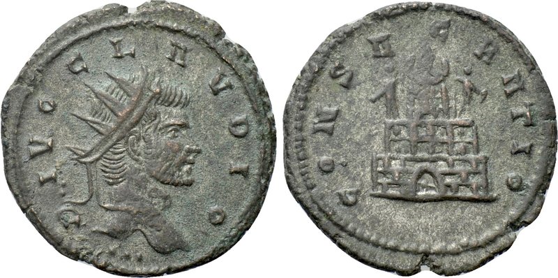CLAUDIUS II GOTHICUS (268-270). Antoninianus. Cyzicus. 

Obv: DIVO CLAVDIO. 
...