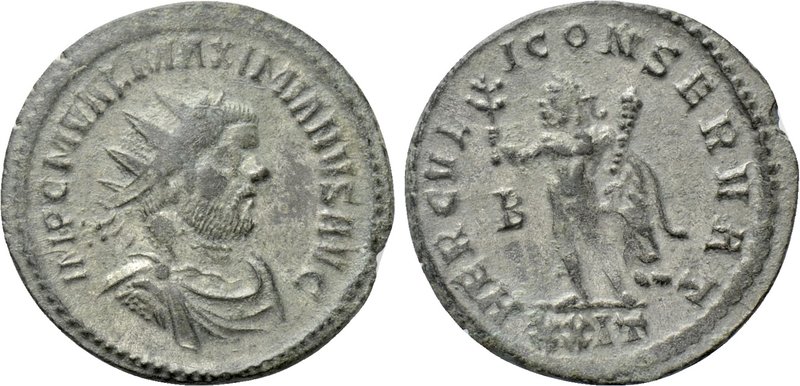 MAXIMIANUS HERCULIUS (286-305). Antoninianus. Ticinum. 

Obv: IMP C M VAL MAXI...