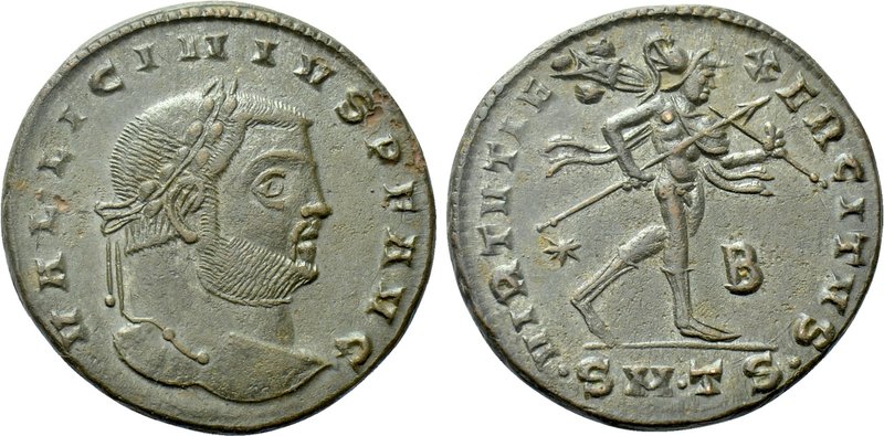 LICINIUS I (308-324). Follis. Thessalonica. 

Obv: VAL LICINIVS P F AVG. 
Lau...