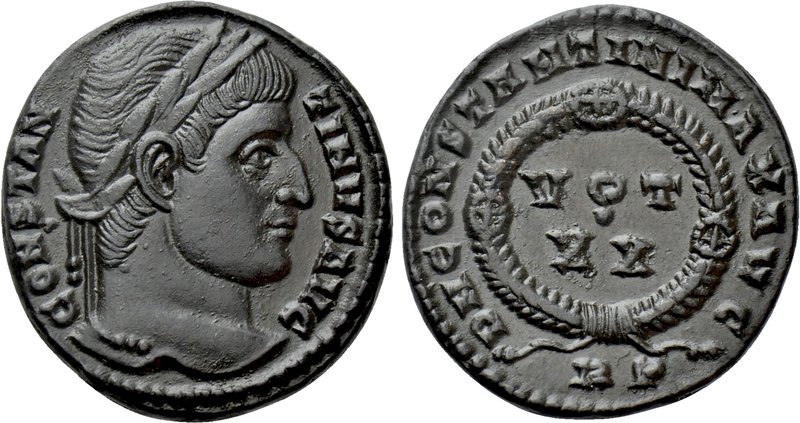 CONSTANTINE I THE GREAT (307/310-337). Follis. Rome. 

Obv: CONSTANTINVS AVG. ...