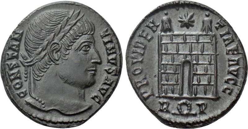 CONSTANTINE I THE GREAT (306-337). Follis. Rome. 

Obv: CONSTANTINVS AVG. 
La...