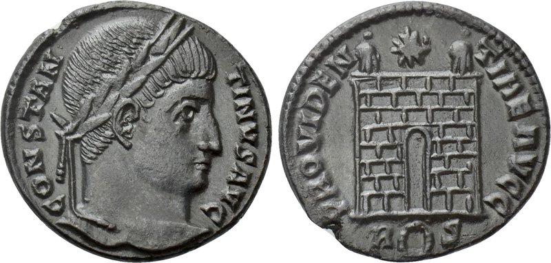 CONSTANTINE I THE GREAT (306-337). Follis. Rome. 

Obv: CONSTANTINVS AVG. 
La...